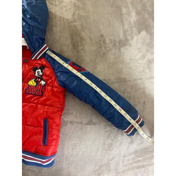 Disney Store Kids Full Zip Puffer Hooded Mickey Mouse Jacket - 5/6 - Picture 10 of 13